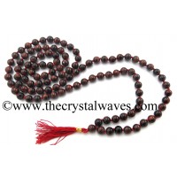Red Tiger Eye Agate Knotted Jap Mala